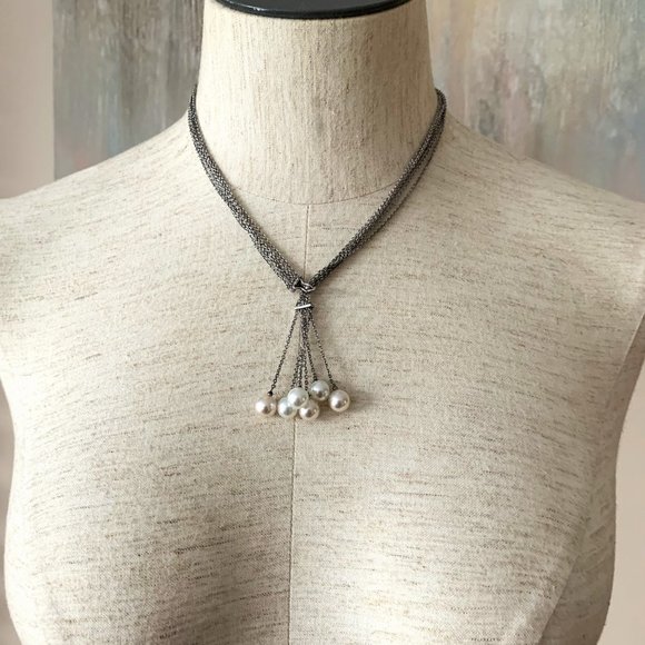 Vintage Fashion Statement Pearl Necklace - Picture 1 of 16